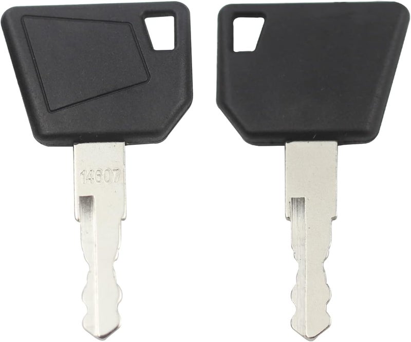 gradora 14607 Ignition Keys 701 45501 14707 14603 5755124 8035807 Replacement for J-CB 3CX Bo-mag Dynapac Te-rex Vibromax Bob-cat New Ho-lland Vo-lvo Mini Excavator (Pack of 6) - Image 4